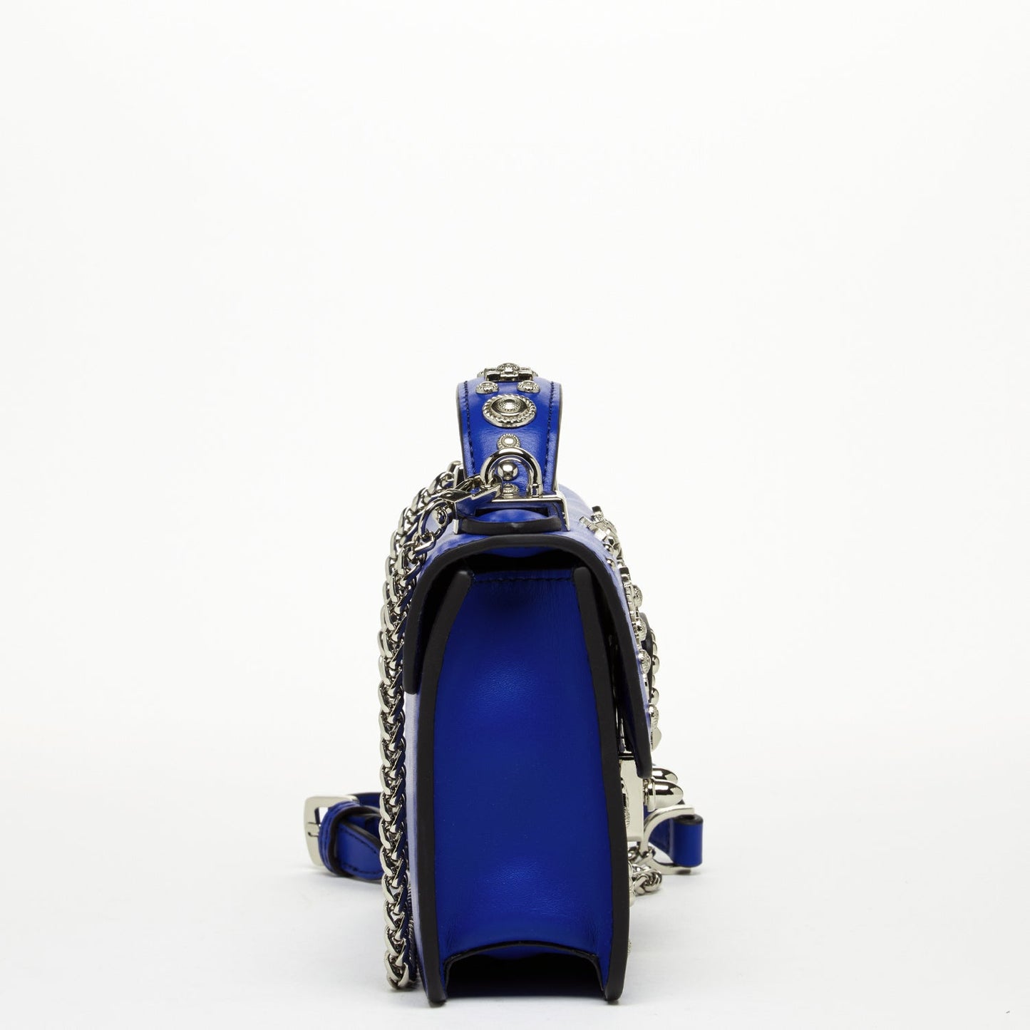 SUSU Studded Small Leather Crossbody Bag Cobalt Blue Purse  Women's